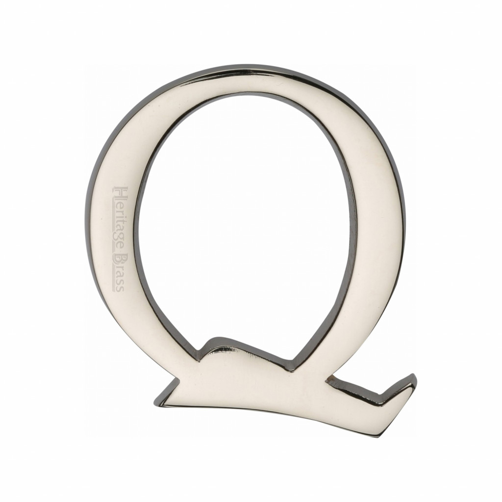 M Marcus Heritage Brass Letter Q - Pin Fix 51mm